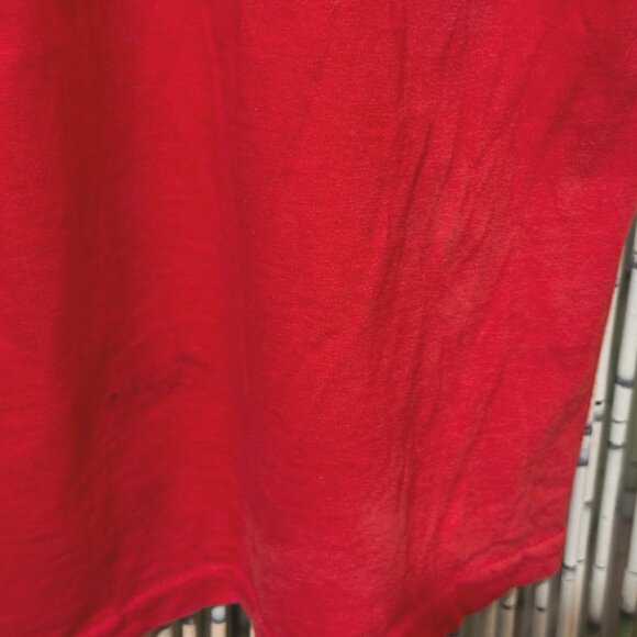 GILDAN SoftStyle 100% Cotton YMCA STAFF T-Shirt, Red, Medium - Picture 11 of 13